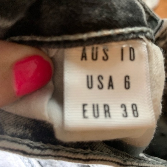 Gray Stretch Cotton On Classic High Rise Size 6 - Picture 6 of 7